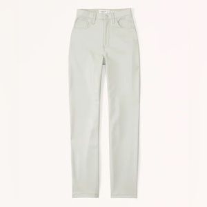 Vegan Leather 90s Straight Pant